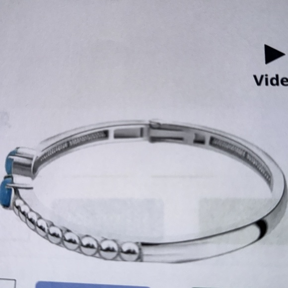 SLEEPING BEAUTY TURQUOISE BRACELET (CUFF), BANGLE, SIZE 7.25” - Picture 6 of 8